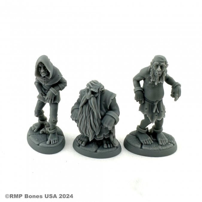Bones USA Dungeon Dwellers Townsfolk: Prisoners (3) (07122)